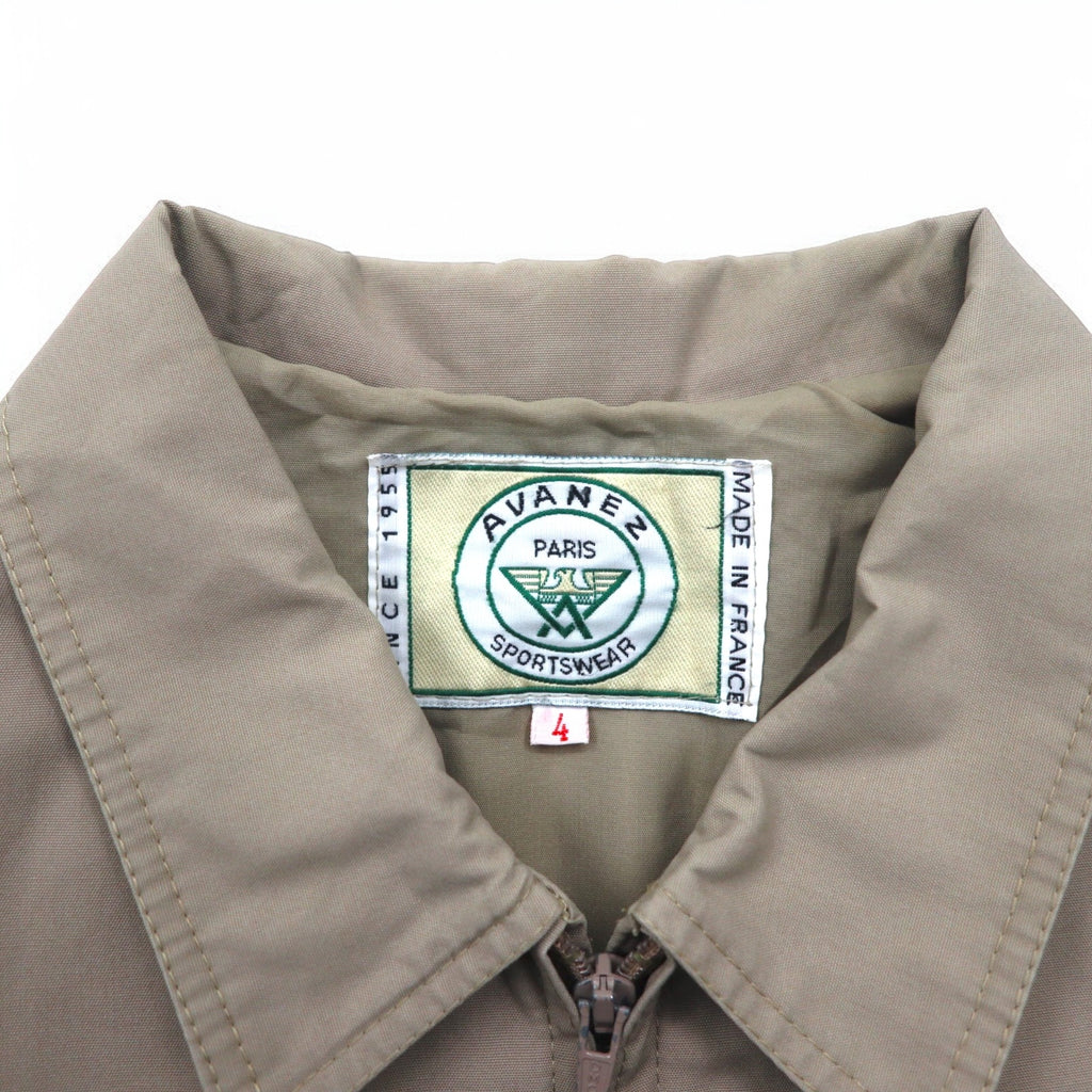 Vintage 80s Made in France Harrington Jacket AVANEZ SPORTSWEAR スウィングトップ ハリントンジャケット L ベージュ DMCジップ
