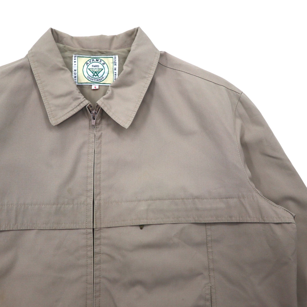Vintage 80s Made in France Harrington Jacket AVANEZ SPORTSWEAR スウィングトップ ハリントンジャケット L ベージュ DMCジップ