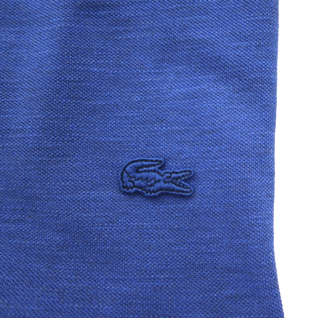 LACOSTE Slim Fit Polo Shirt L Blue Pique SLIM FIT One Point Logo FA10269 Made in Peru