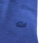 LACOSTE Slim Fit Polo Shirt L Blue Pique SLIM FIT One Point Logo FA10269 Made in Peru