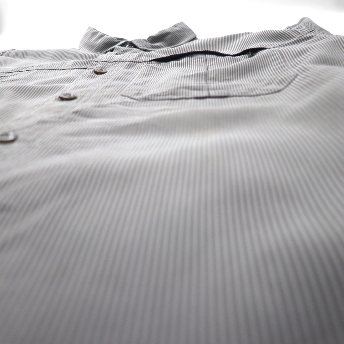 THE NORTH FACE Outdoor Mesh-Lined Polyester Shirt, Size L, Gray, Modal, Chest Pocket, AEVV