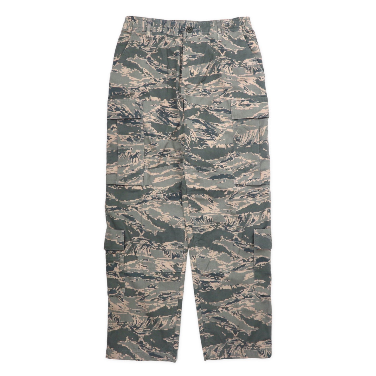 US Air Force Cargo Pants 32 KHAKI Cotton Digital Tiger Camo