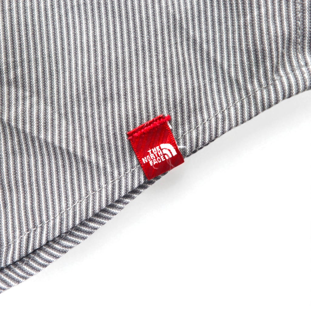 THE NORTH FACE Outdoor Mesh-Lined Polyester Shirt, Size L, Gray, Modal, Chest Pocket, AEVV