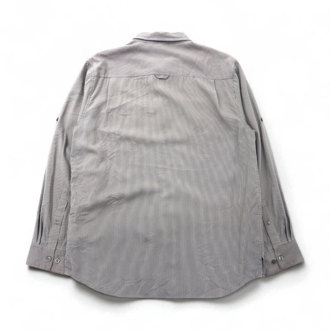 THE NORTH FACE Outdoor Mesh-Lined Polyester Shirt, Size L, Gray, Modal, Chest Pocket, AEVV