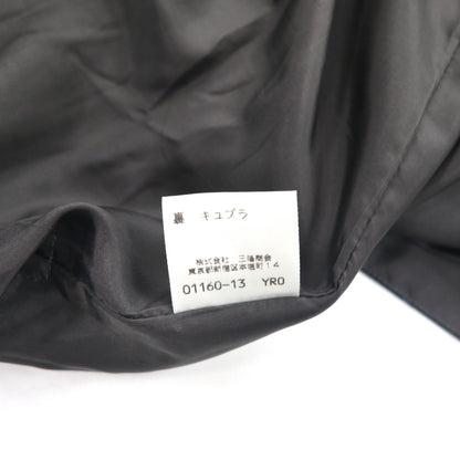 BURBERRYS ノバチェック ラップ プリーツ スカート L グレー ウール FXA14-068 日本製