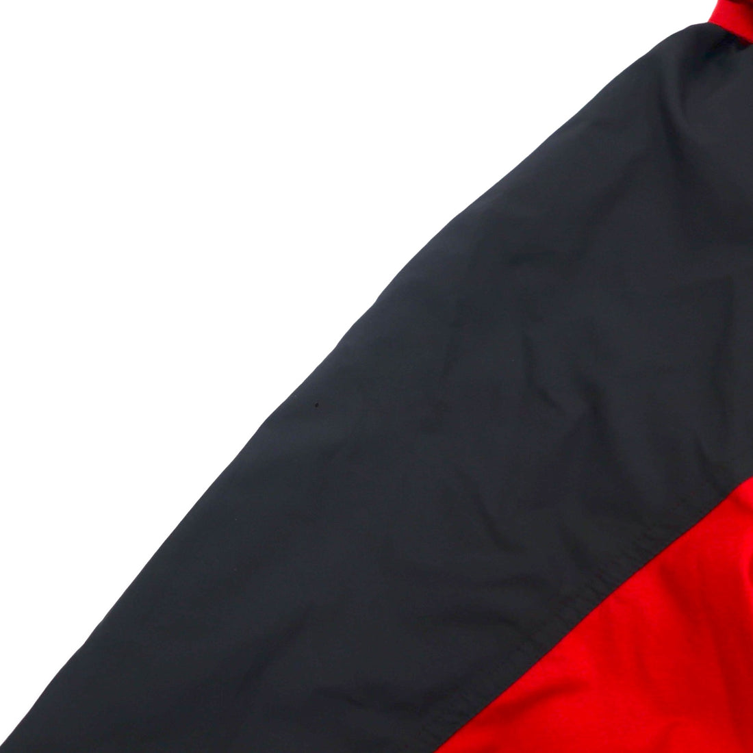 THE NORTH FACE 90s Mountain Parka L Red Black Polyester Mesh Liner Drawstring Double Zip