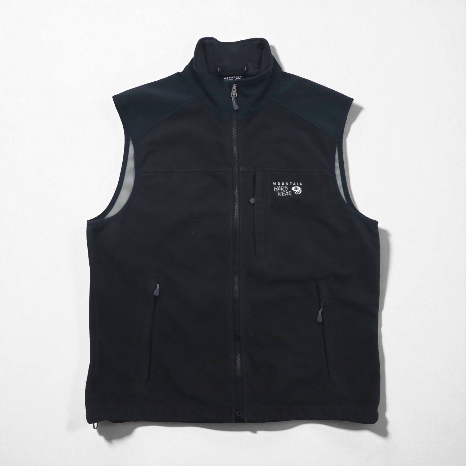 MOUNTAIN HARDWEAR Mountain Tech Fleece Vest, Size L, Black, MOUNTAIN TECH VEST OM4165