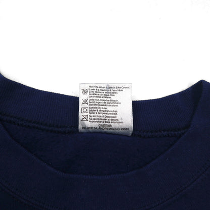 ONEITA 90s USA Vintage Sweatshirt スウェット トレーナー XL ネイビー POWER-SWEATS PALMETTO BATTALION 90年代 USA製