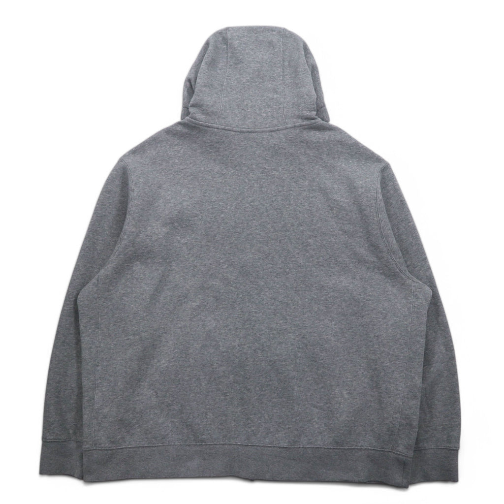 NIKE Club Fleece Full Zip Hoodie XXL Grey Swoosh CLUB FLEECE BV2645-063