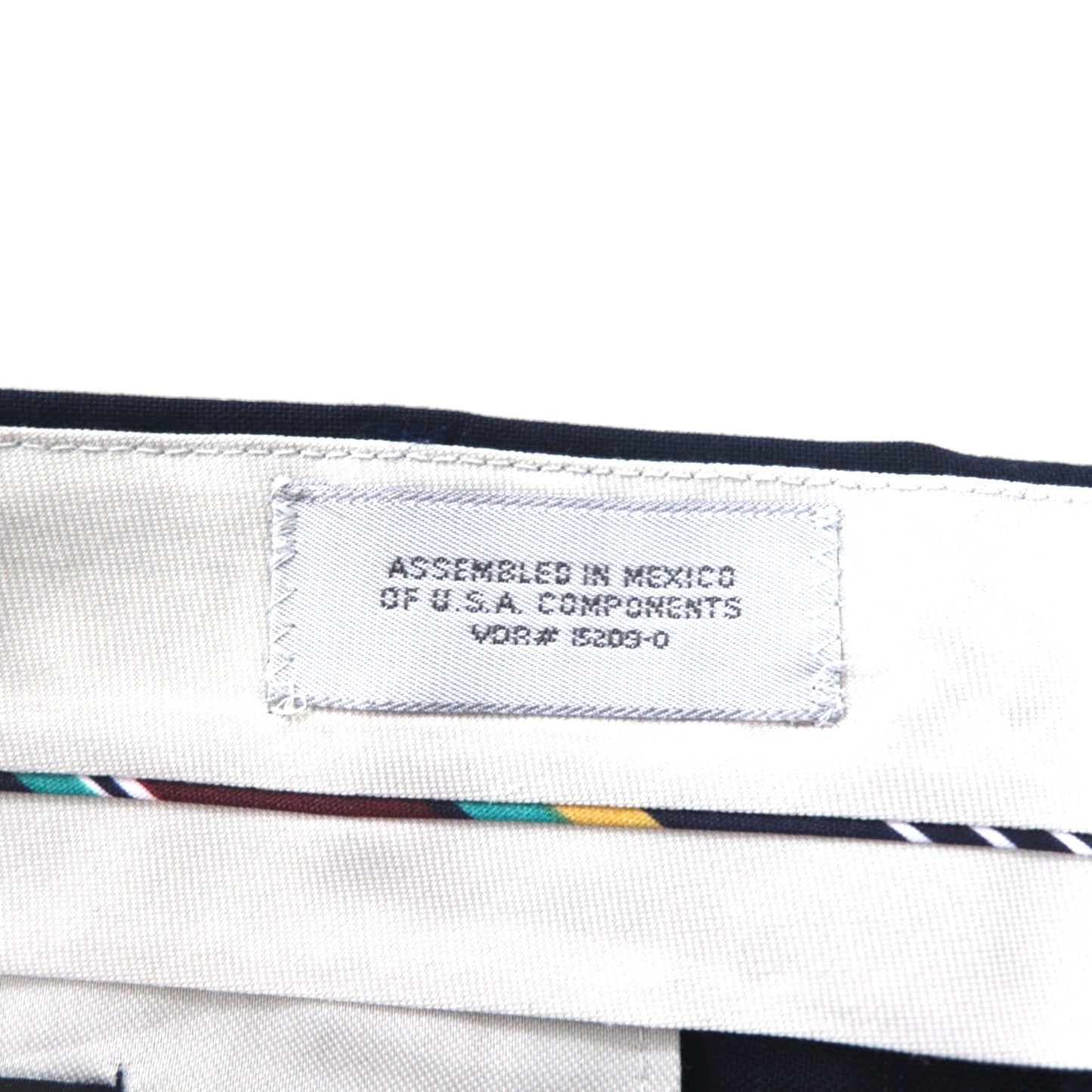 TOWNCRAFT 90s Vintage Slacks, Size L, Navy Striped Wool