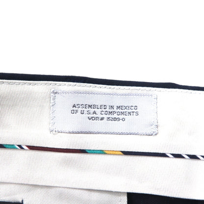 TOWNCRAFT 90s Vintage Slacks, Size L, Navy Striped Wool