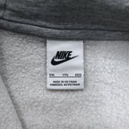 NIKE Club Fleece Full Zip Hoodie XXL Grey Swoosh CLUB FLEECE BV2645-063