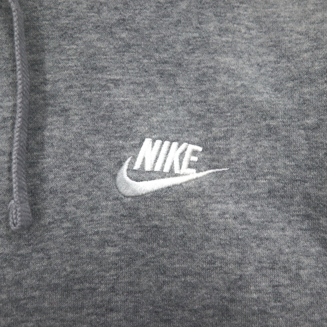 NIKE Club Fleece Full Zip Hoodie XXL Grey Swoosh CLUB FLEECE BV2645-063