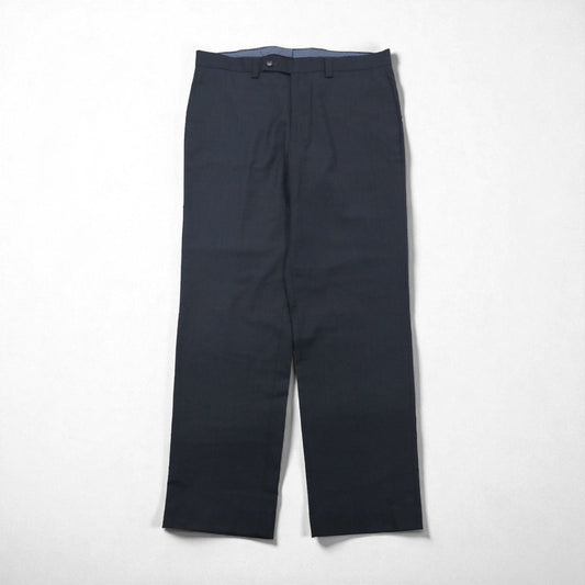 Calvin Klein スラックス パンツ L グレー ポリエステル ウォッシャブル