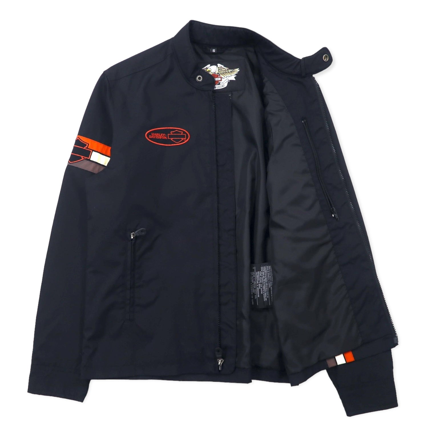 HARLEY DAVIDSON シングル ライダースジャケット レーシングジャケット