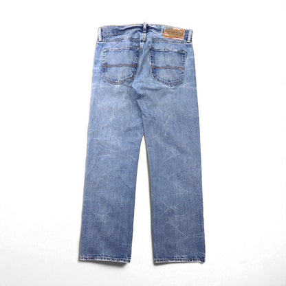 DENIM & SUPPLY RALPH LAUREN ダメージ加工 ストレート デニムパンツ L インディゴ ブルー