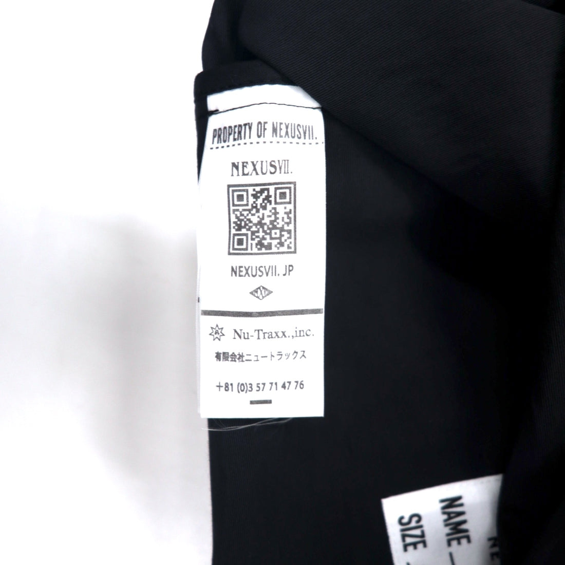 NEXUS VII x GENERAL RESEARCH Parasite Mountain Parka Size 48 Black 60/40 Cross Nylon Cotton N-20 PARASITE RRS-NTC-J0A