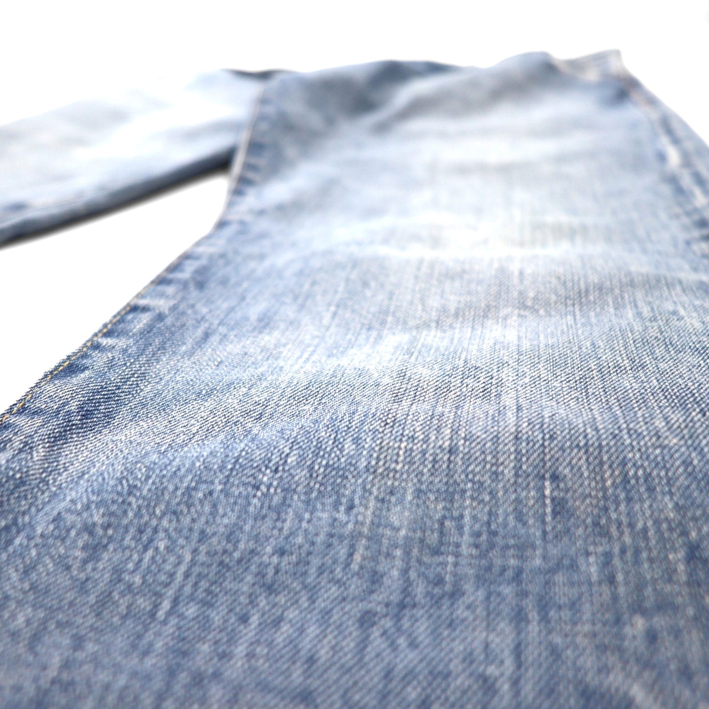 DENIM & SUPPLY RALPH LAUREN ダメージ加工 ストレート デニムパンツ L インディゴ ブルー