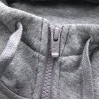 NIKE Club Fleece Full Zip Hoodie XXL Grey Swoosh CLUB FLEECE BV2645-063