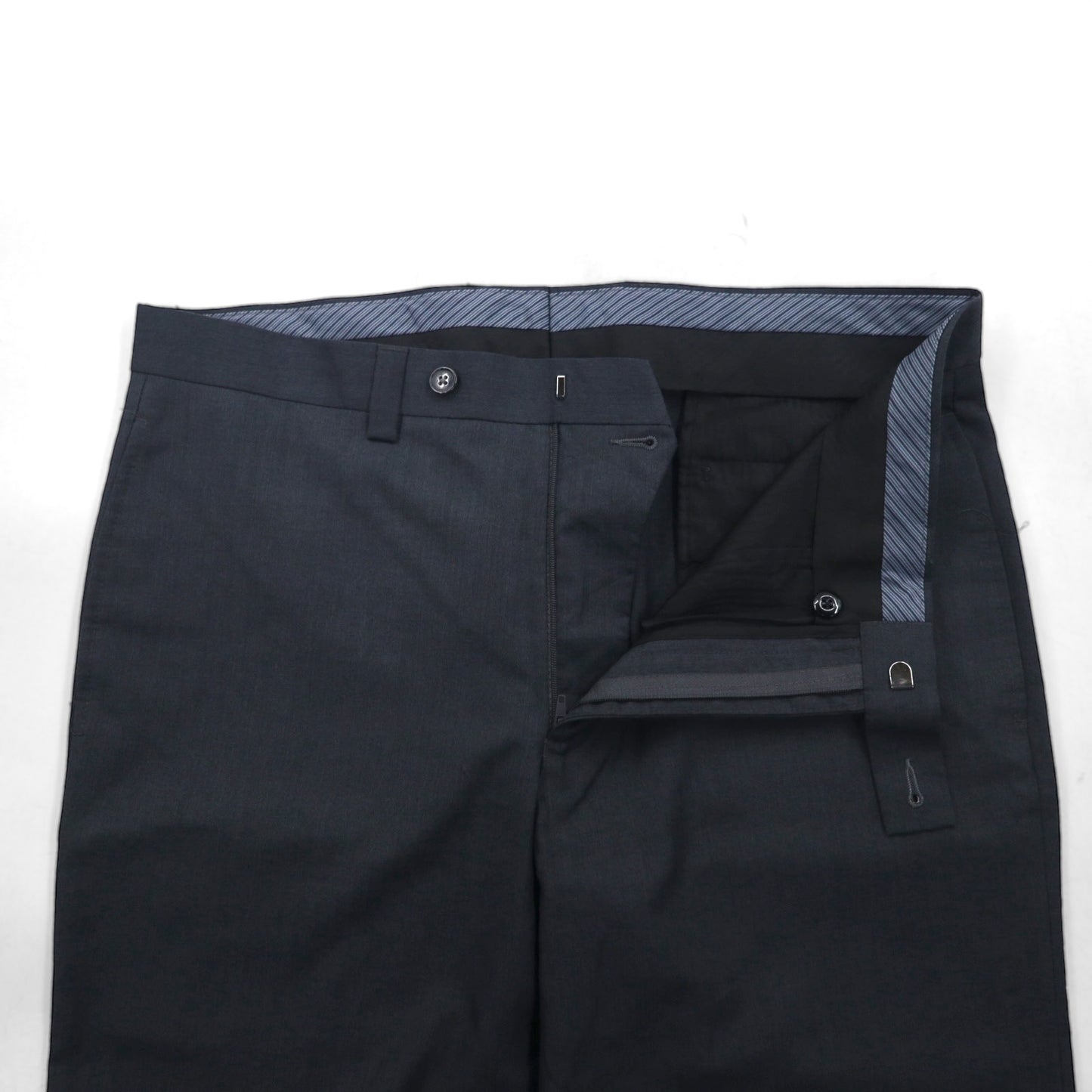 Calvin Klein Slacks, Size L, Gray, Polyester, Washable