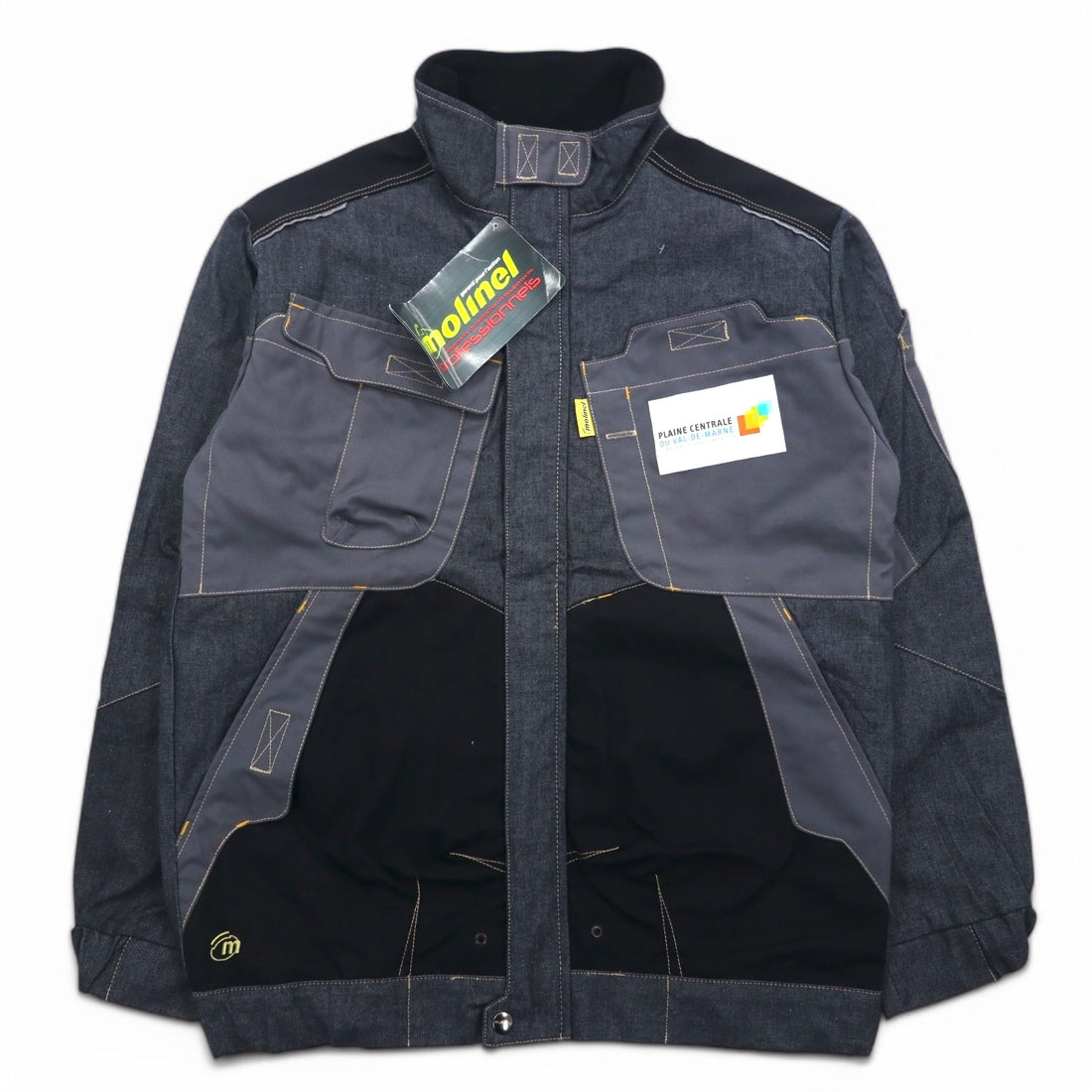 Molinel Expert Eurowork France Utility Jacket L Grey Cordura Denim Unused
