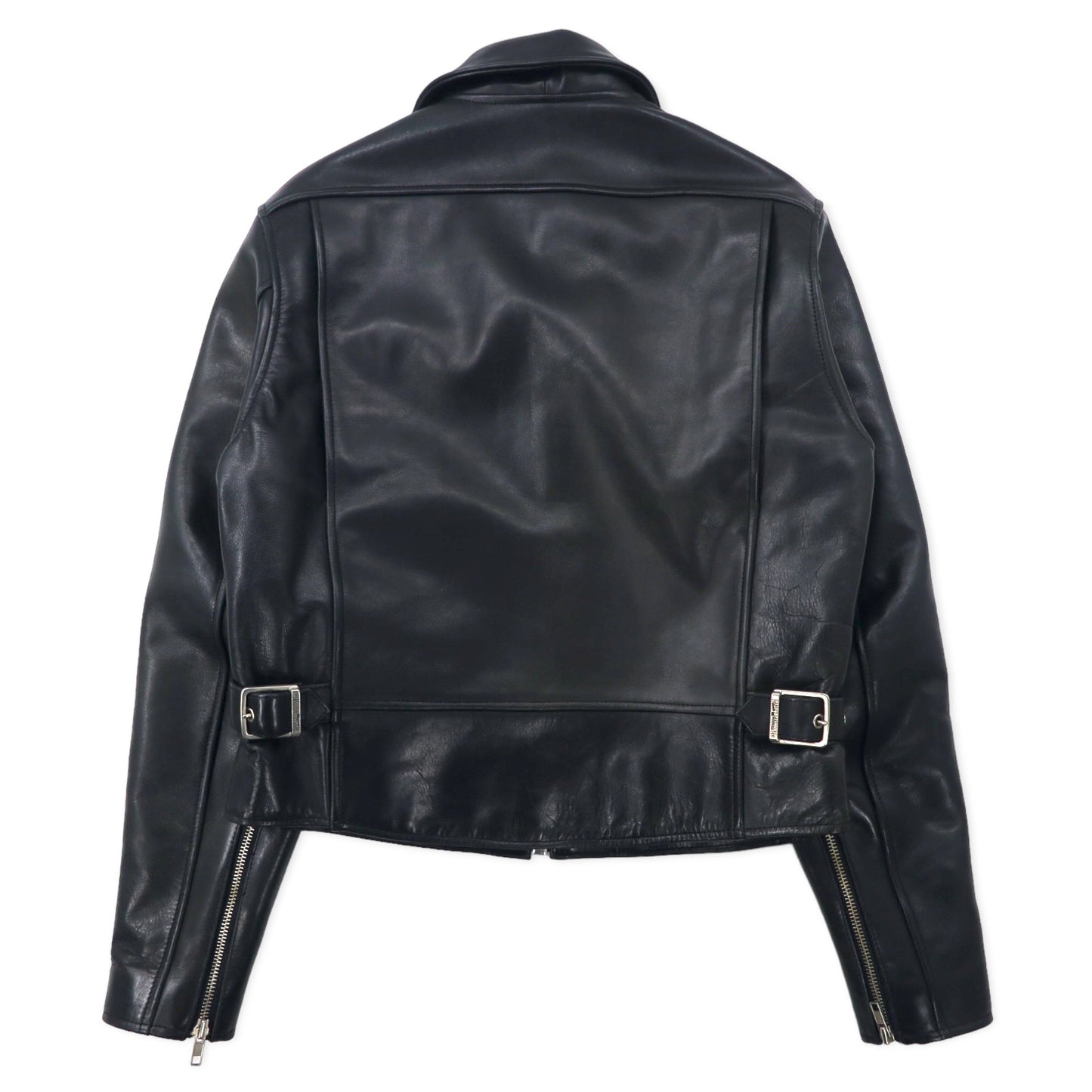 HARLEY DAVIDSON Single Riders Jacket Leather Jacket S Black Cowhide Quilted  Liner 40181