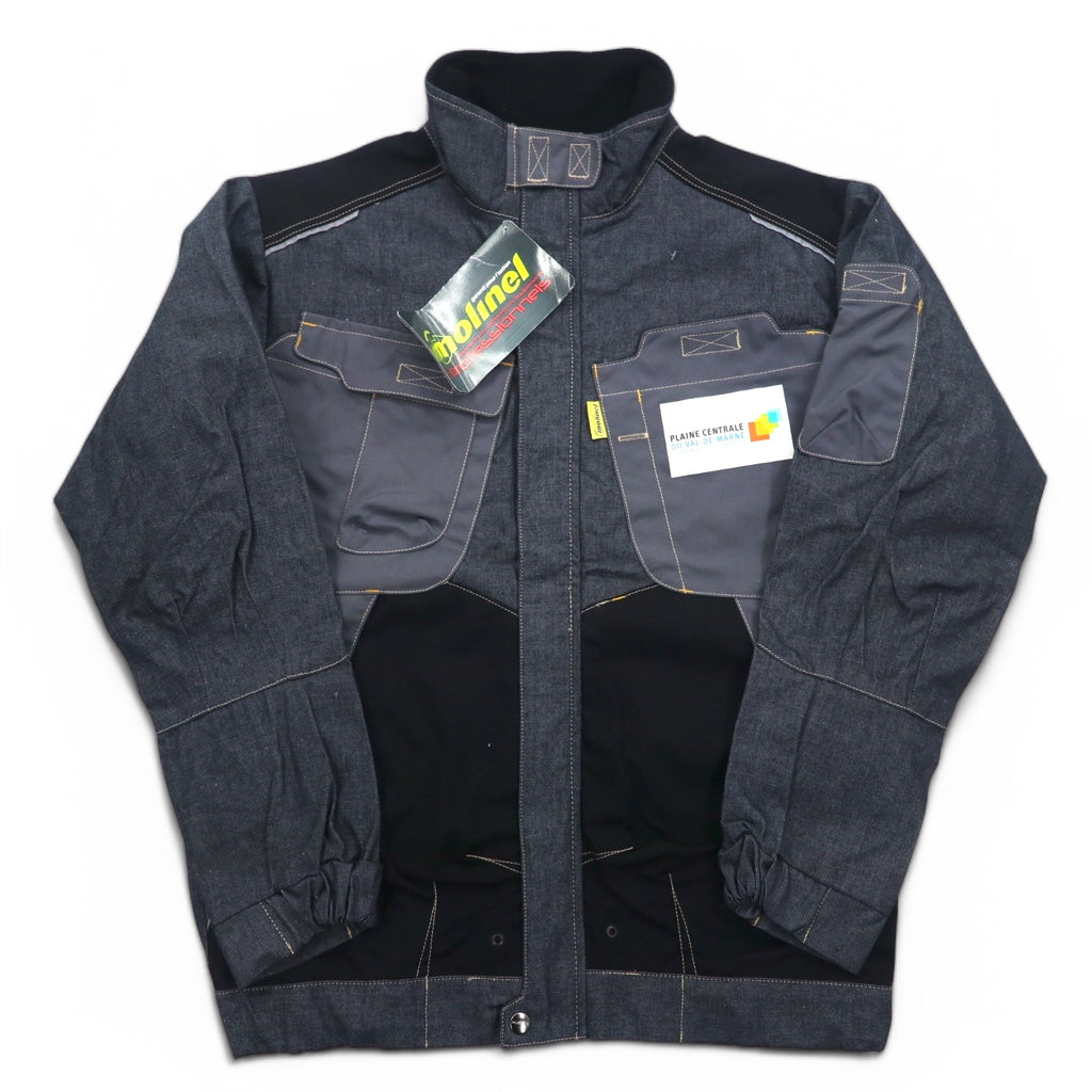 Molinel Expert Eurowork France Utility Jacket L Grey Cordura Denim Unused