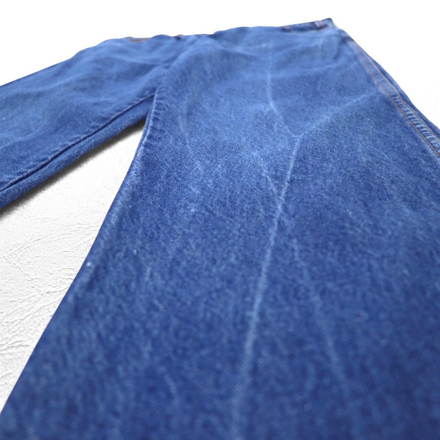 Dickies デニムパンツ インダストリアルジーンズ L インディゴ ブルー RELAXED FIT ジッパーフライ C993RNB メキシコ製