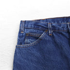 Dickies Denim Pants Industrial Jeans L Indigo Blue Relaxed Fit Zipper Fly C993RNB Made in Mexico