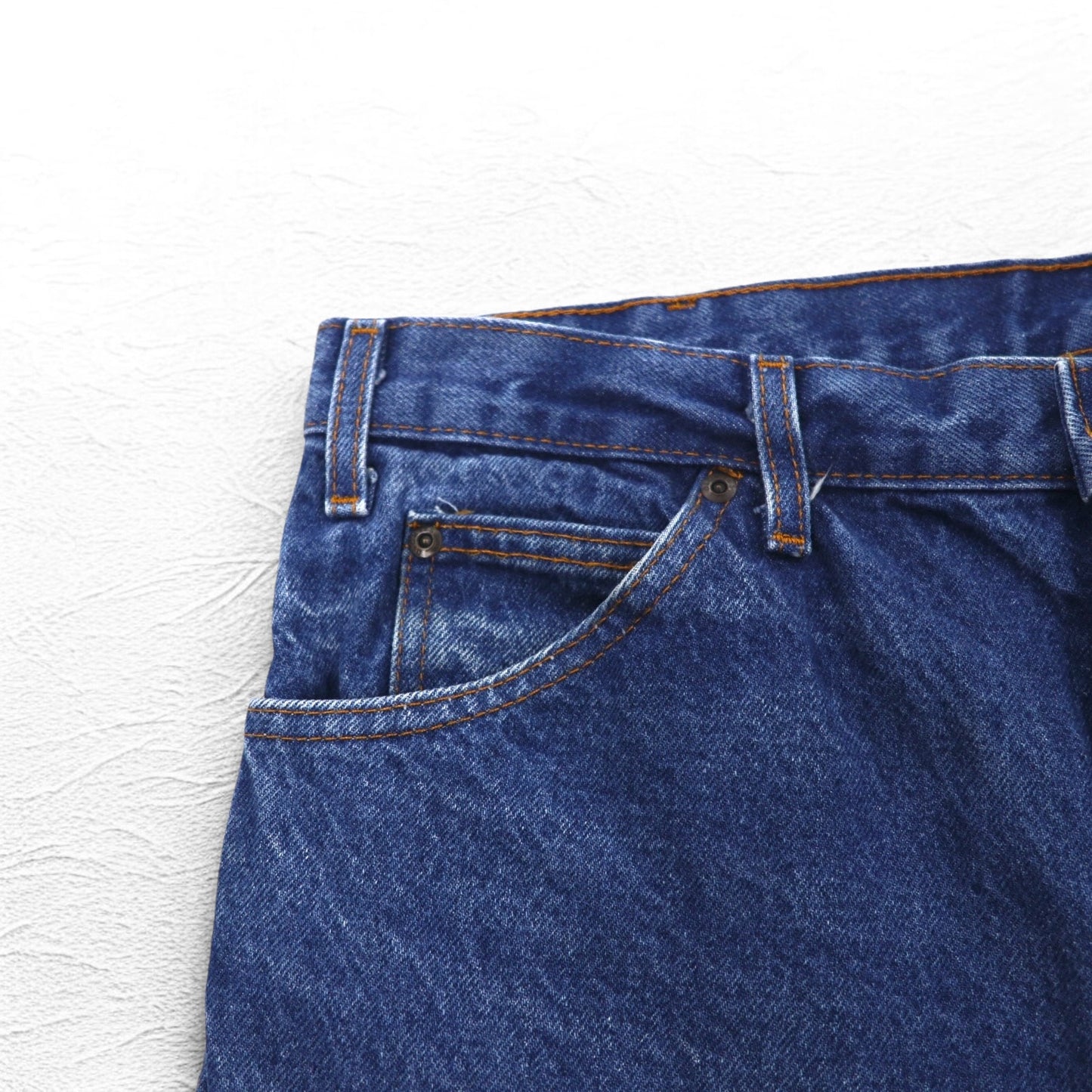 Dickies デニムパンツ インダストリアルジーンズ L インディゴ ブルー RELAXED FIT ジッパーフライ C993RNB メキシコ製