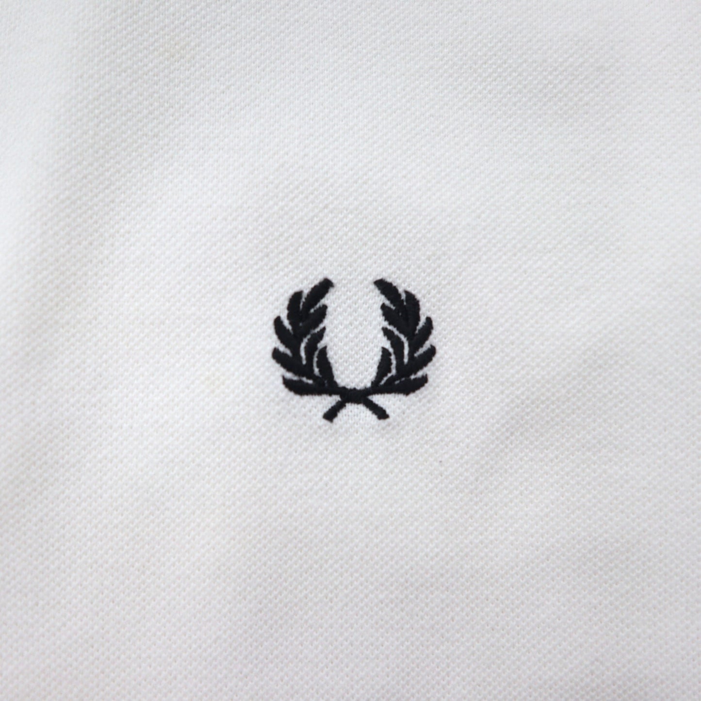 FREDPERRY サイド テープド ピケ ポロシャツ Side Taped Pique M ホワイト コットン 鹿の子 F1860 日本製