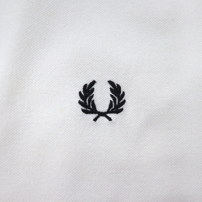 FREDPERRY サイド テープド ピケ ポロシャツ Side Taped Pique M ホワイト コットン 鹿の子 F1860 日本製