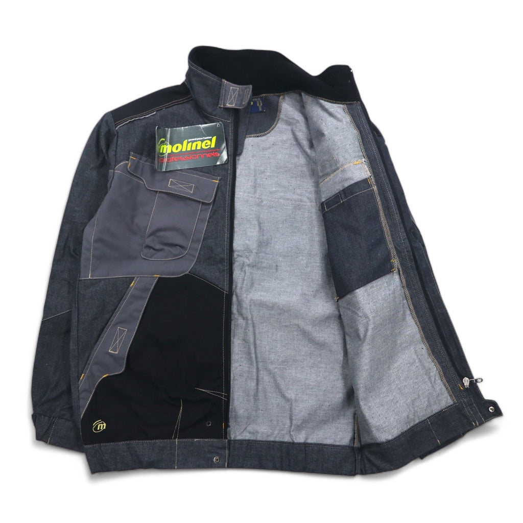 Molinel Expert Eurowork France Utility Jacket L Grey Cordura Denim Unused