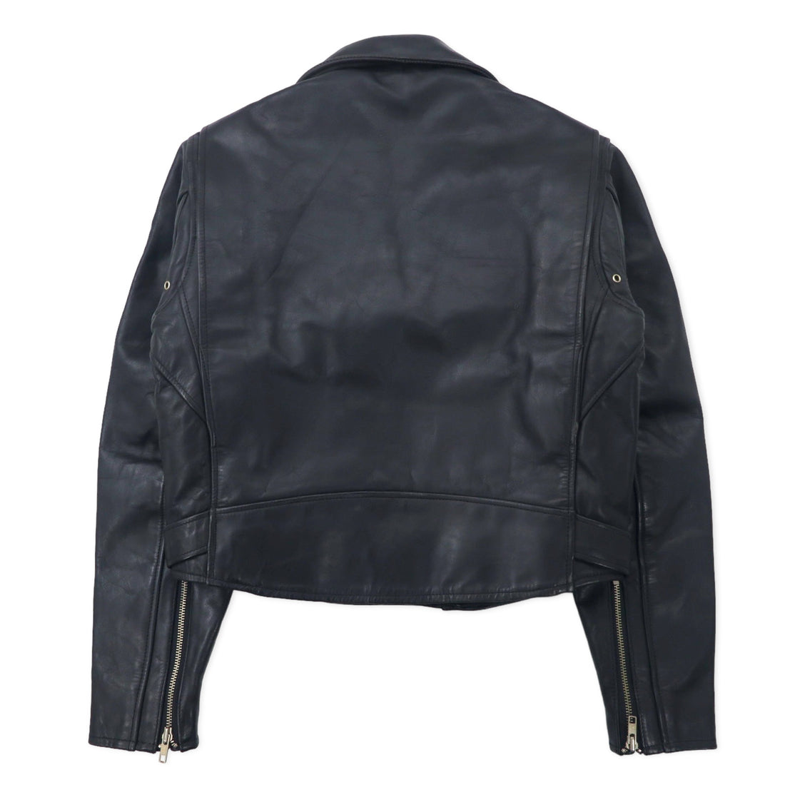 HARLEY DAVIDSON ダブル ライダースジャケット レザージャケット S ブラック 牛革 キルティングライナー