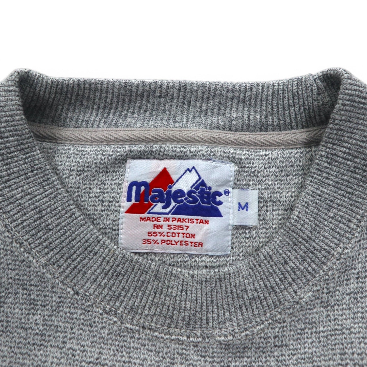 majestic パッカーズ 刺繍 スウェット XL グレー コットン NFL PACKERS