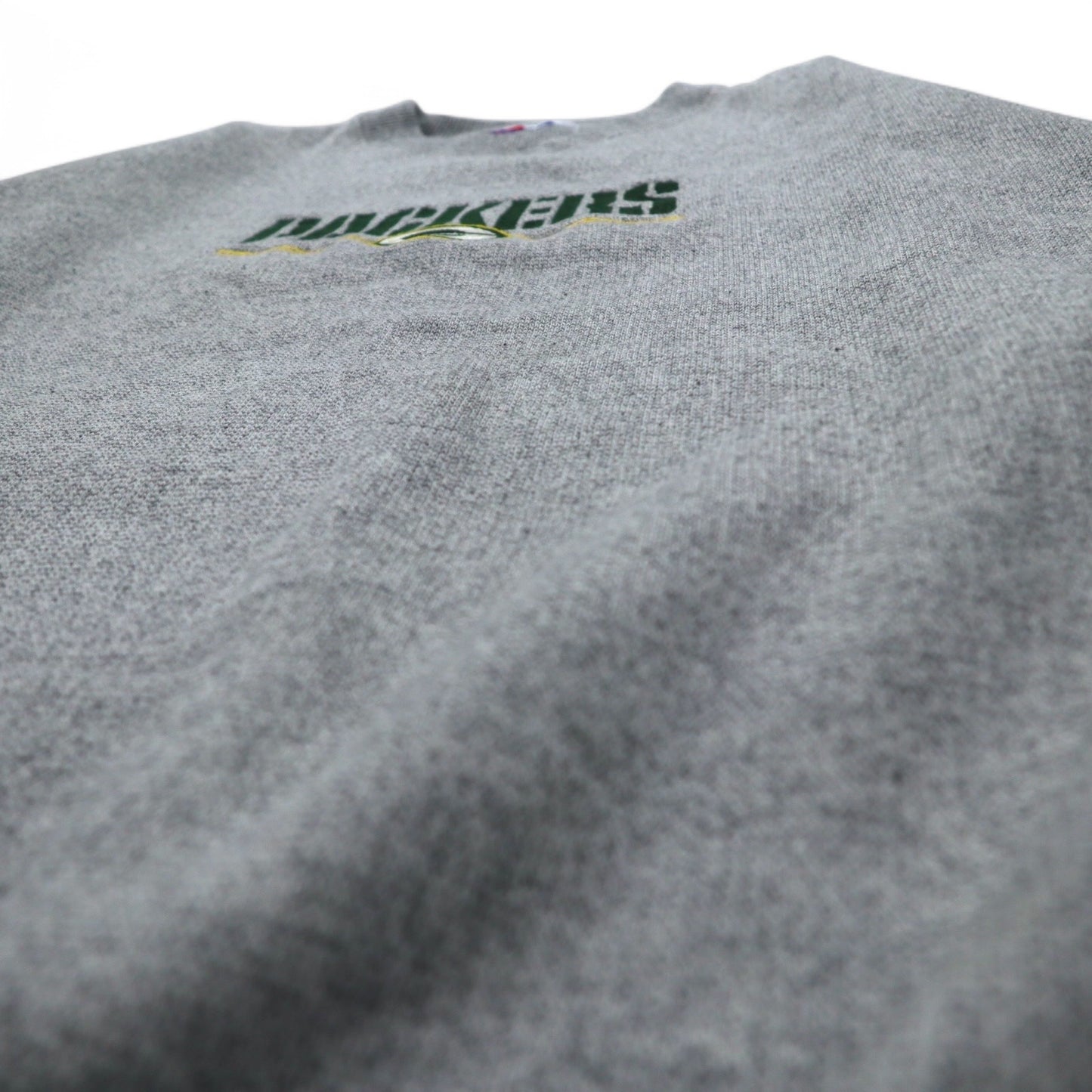 majestic パッカーズ 刺繍 スウェット XL グレー コットン NFL PACKERS