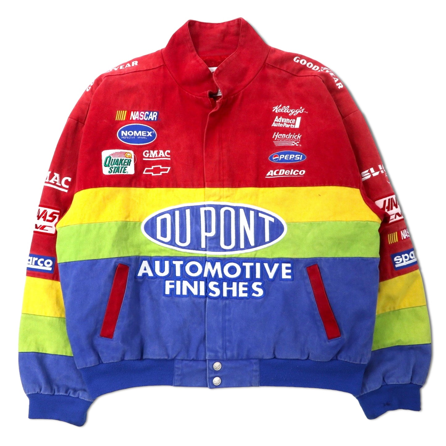 CHASE AUTHENTICS Racing Jacket XL Red Cotton Dupont Big Size – 日本然リトテ