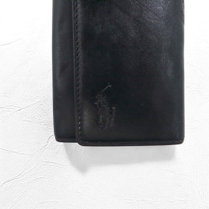 POLO RALPH LAUREN 5連 キーケース ブラック レザー スモールポニー