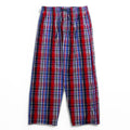 POLO RALPH LAUREN 90年代 パジャマパンツ イージーパンツ XL ブルー レッド チェック スモールポニー刺繍