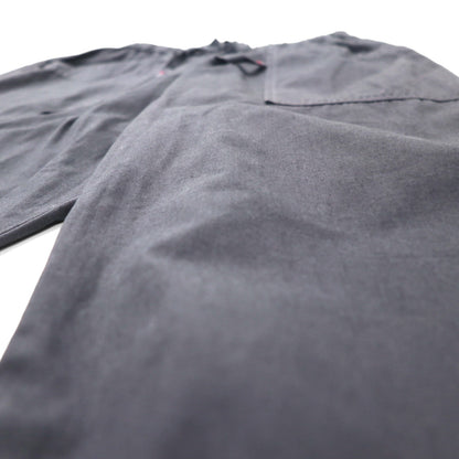 TIGRE BROCANTE Tenkumaru Tagosaku Pants, Wide Leg Easy Pants, Free Size, Unisex, Navy, Cotton