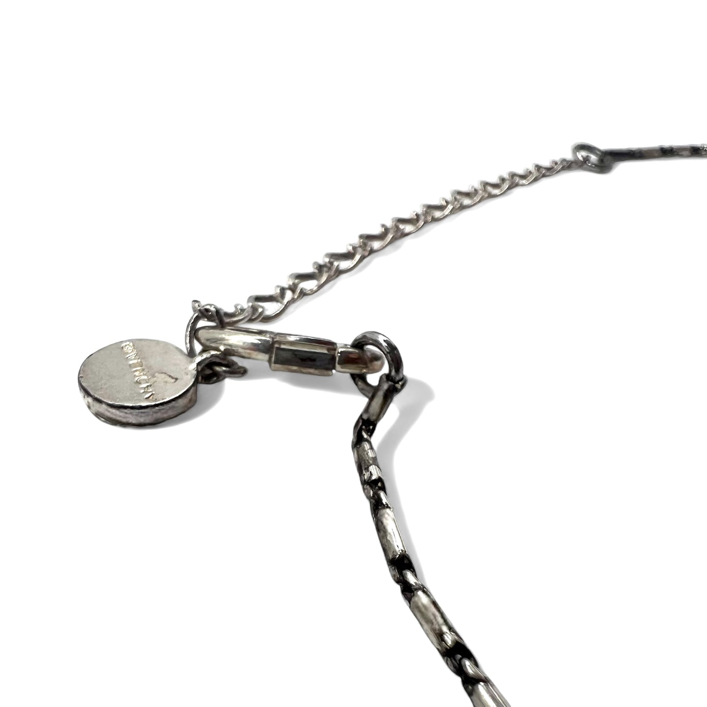 GIVENCHY Point Pearl Y-shaped Long Necklace in Silver