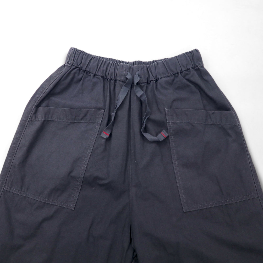 TIGRE BROCANTE Tenkumaru Tagosaku Pants, Wide Leg Easy Pants, Free Size, Unisex, Navy, Cotton