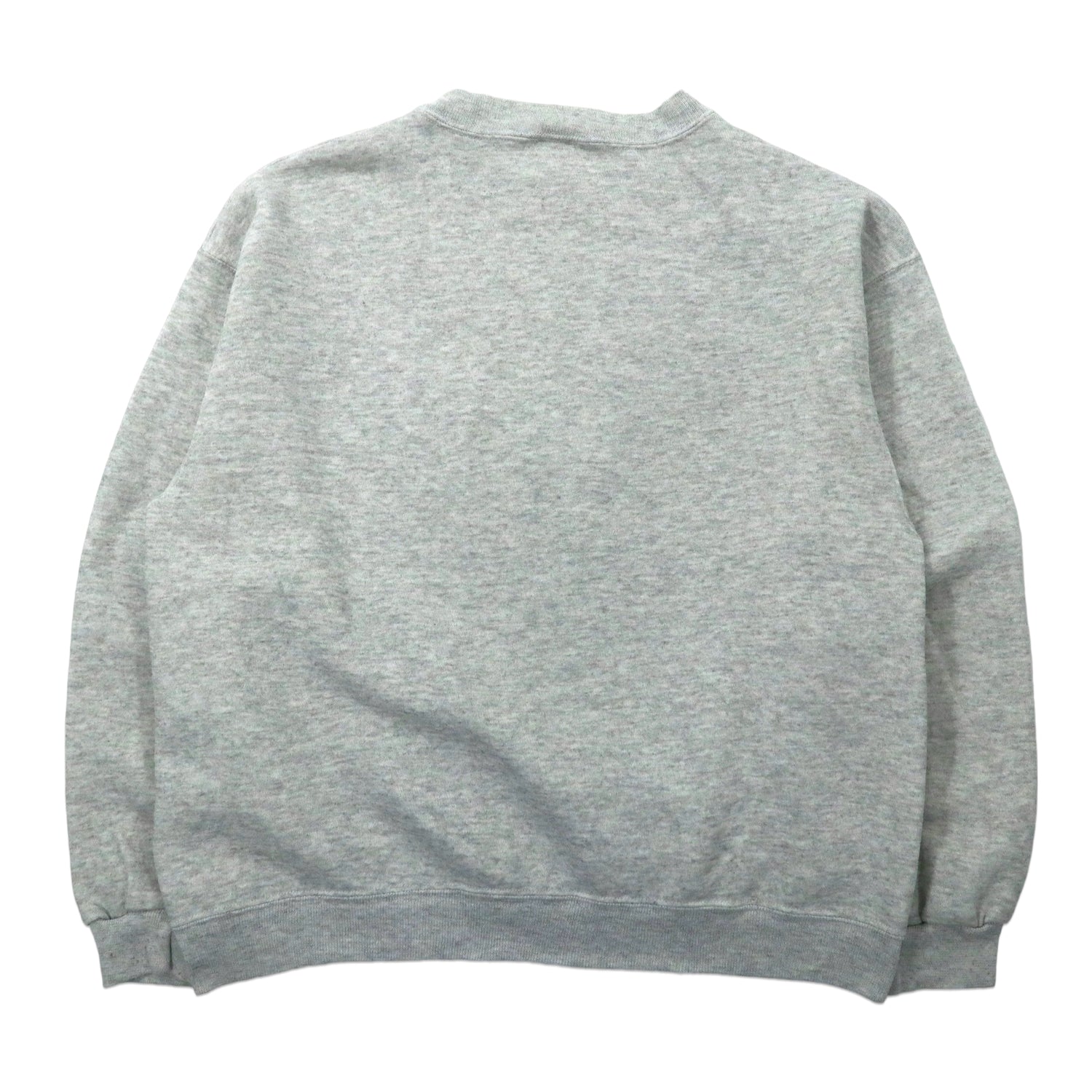 USA MADE 90s HANES College Print Sweatshirt XL Gray Cotton Brushed 