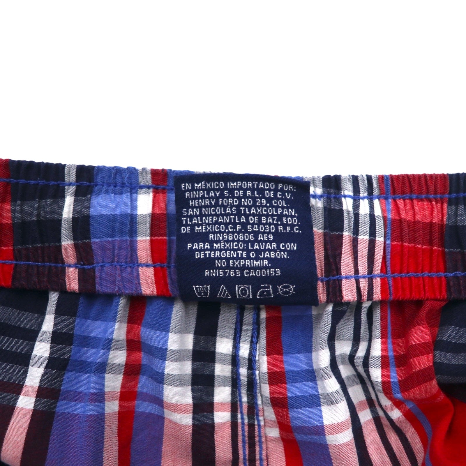 POLO RALPH LAUREN 90年代 パジャマパンツ イージーパンツ XL ブルー レッド チェック スモールポニー刺繍