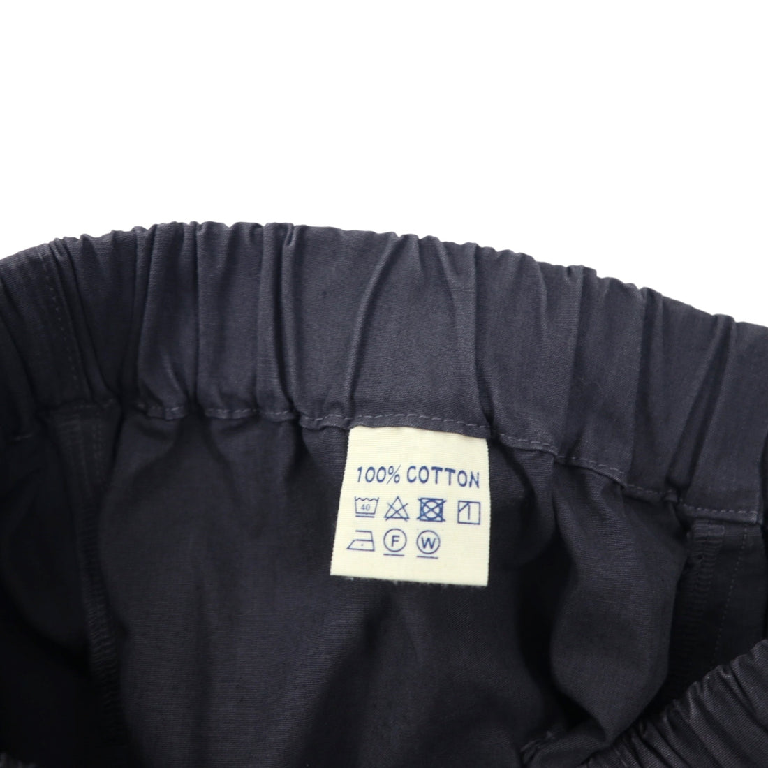 TIGRE BROCANTE Tenkumaru Tagosaku Pants, Wide Leg Easy Pants, Free Size, Unisex, Navy, Cotton
