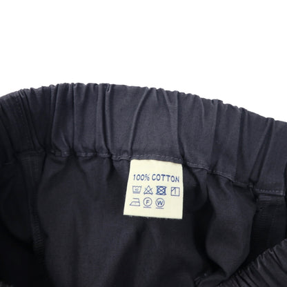 TIGRE BROCANTE Tenkumaru Tagosaku Pants, Wide Leg Easy Pants, Free Size, Unisex, Navy, Cotton