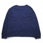 POLO RALPH LAUREN ロングスリーブ Tシャツ ロンT XXL ネイビー コットン スモールポニー刺繍
