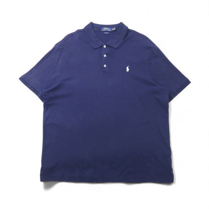 POLO RALPH LAUREN Classic Fit Polo Shirt, XL, Navy Cotton, Small Pony Embroidery