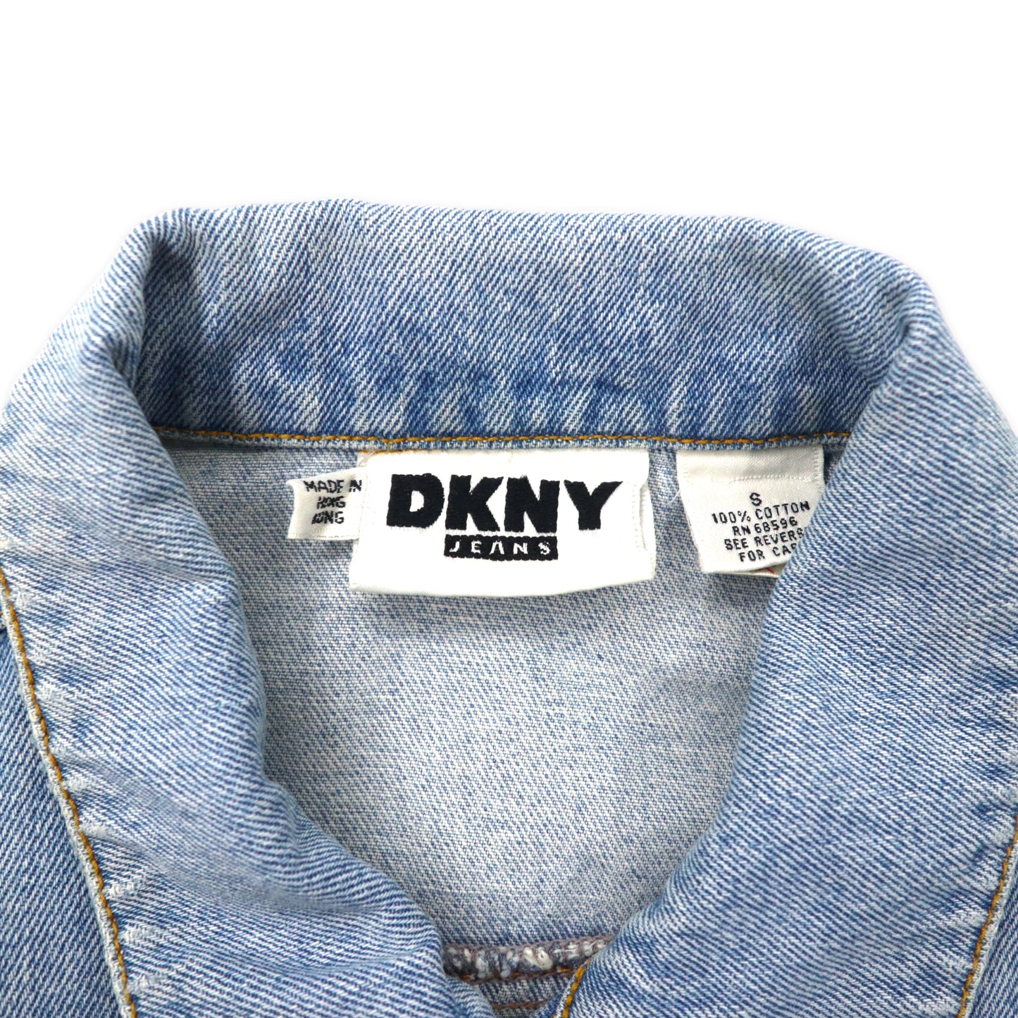 DKNY JEANS 90年代 デニムジャケット S ブルー アイスウォッシュ