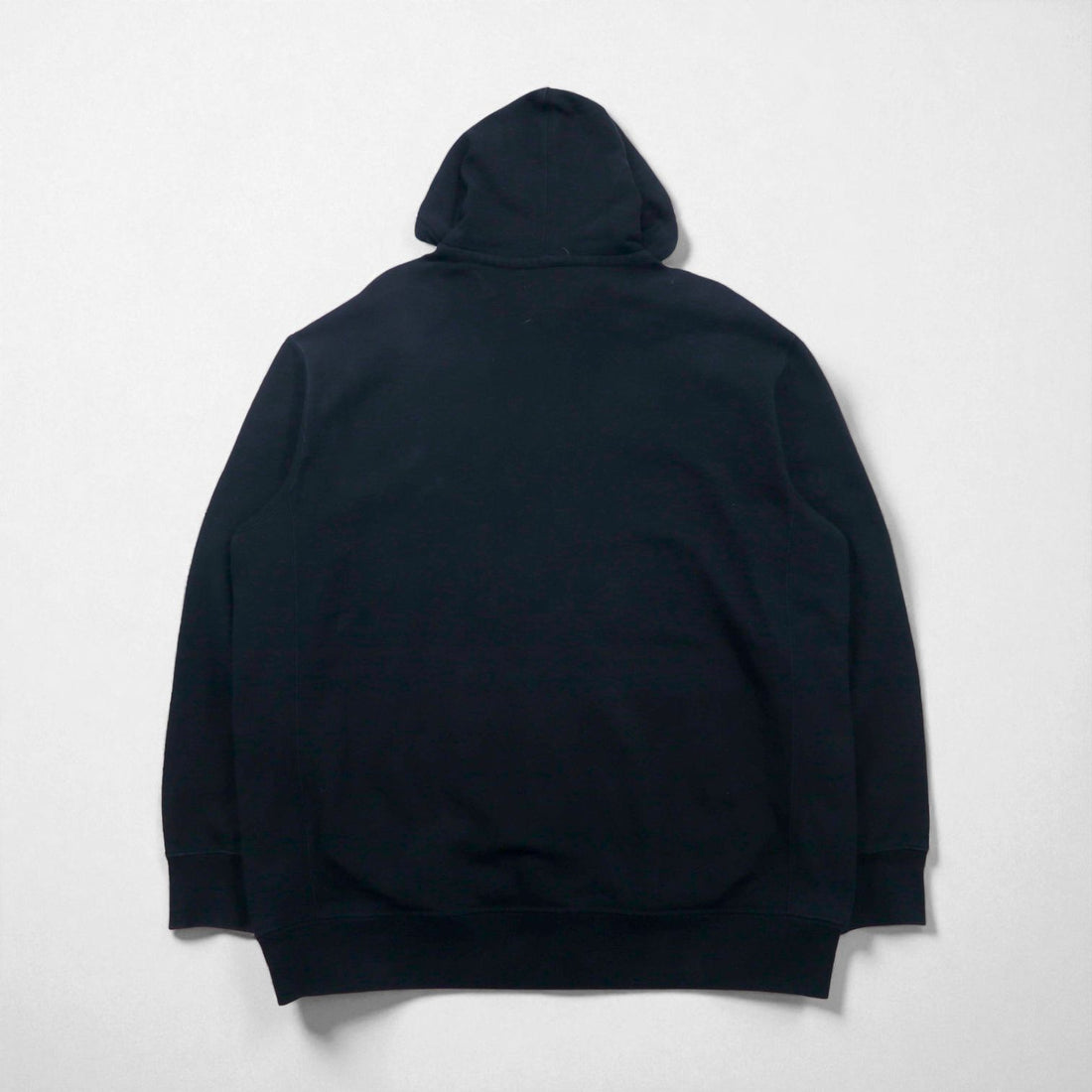 Polo Ralph Lauren 90s Reverse Weave Zip Hoodie, Size 2XL, Black, with Small Pony Embroidery